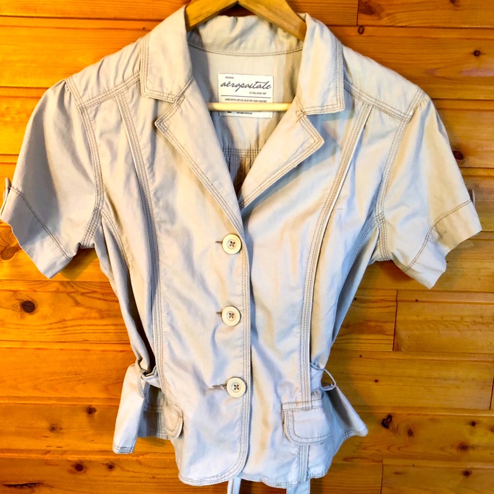 Aeropostale fitted cardigan jacket